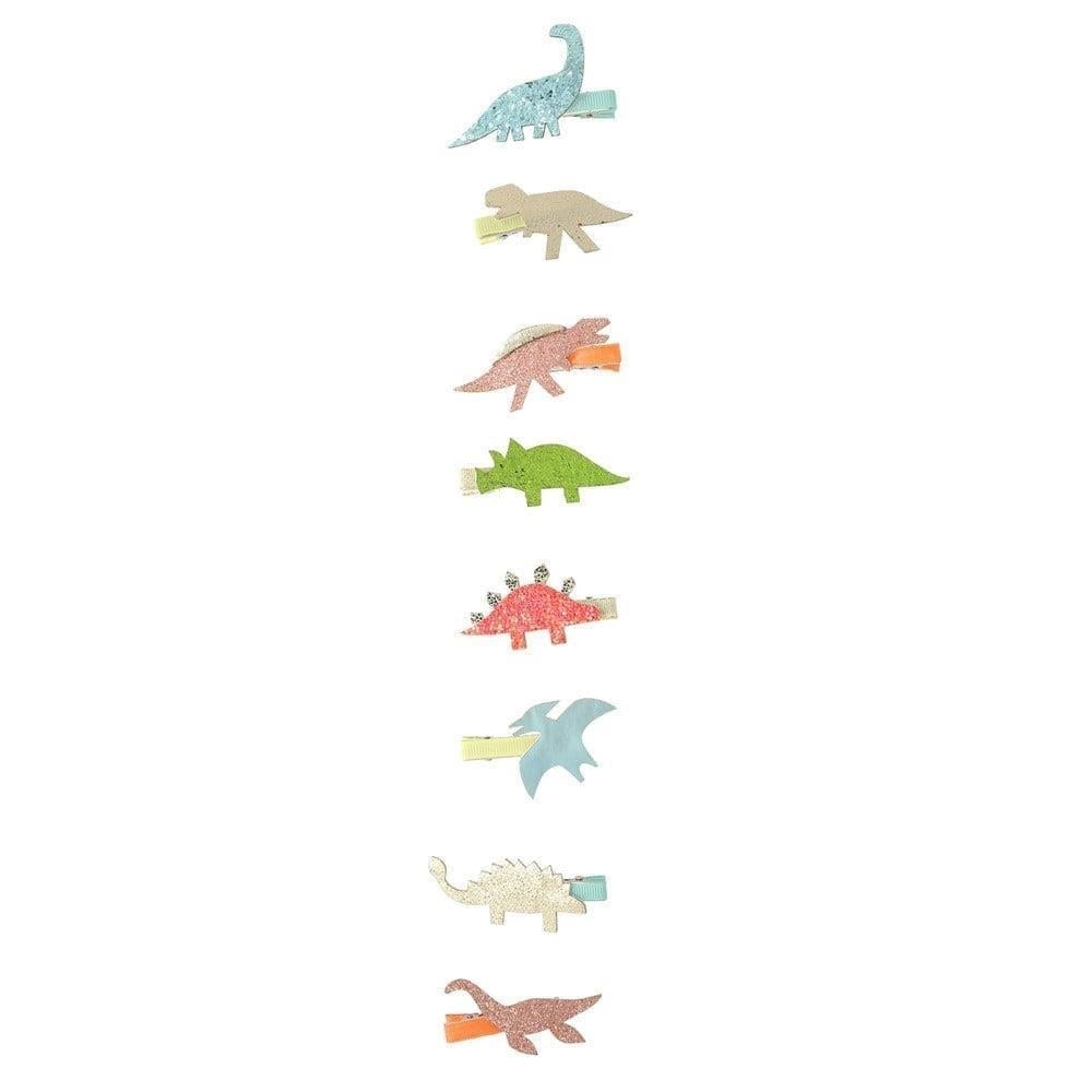 Meri Meri - Dino Hair Clips - Dinozor Tokalar - 8Li