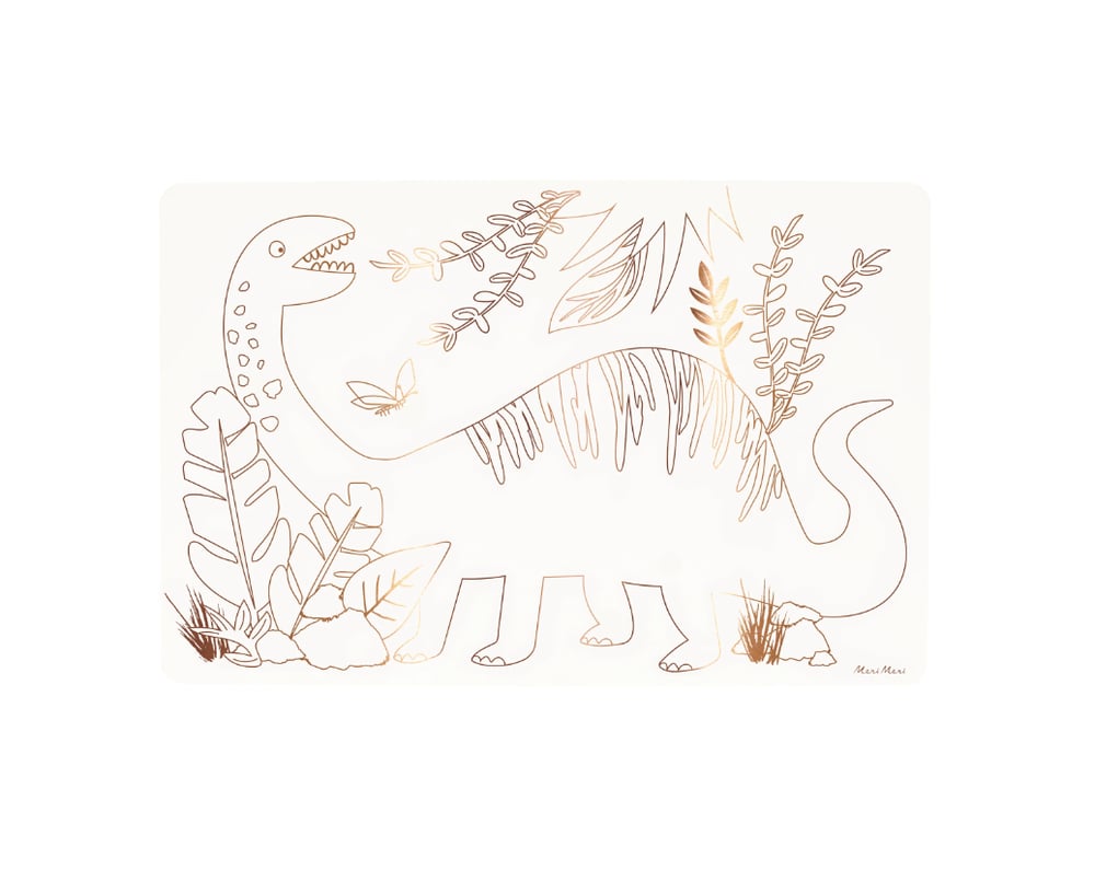 Meri Meri - Dinosaurs Colouring Placemats - Dinozorlar Boyama Amerikan Servisleri (X8)
