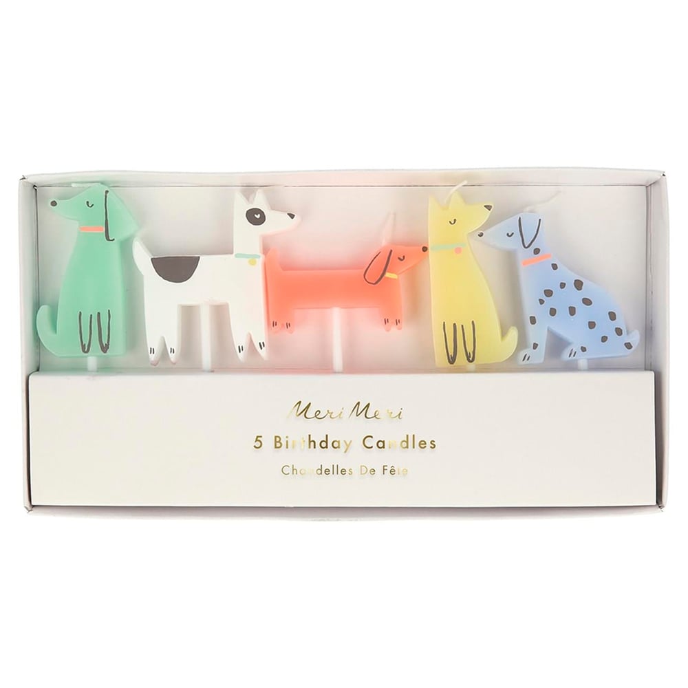 Meri Meri - Dog Candles - Köpek Mumlar