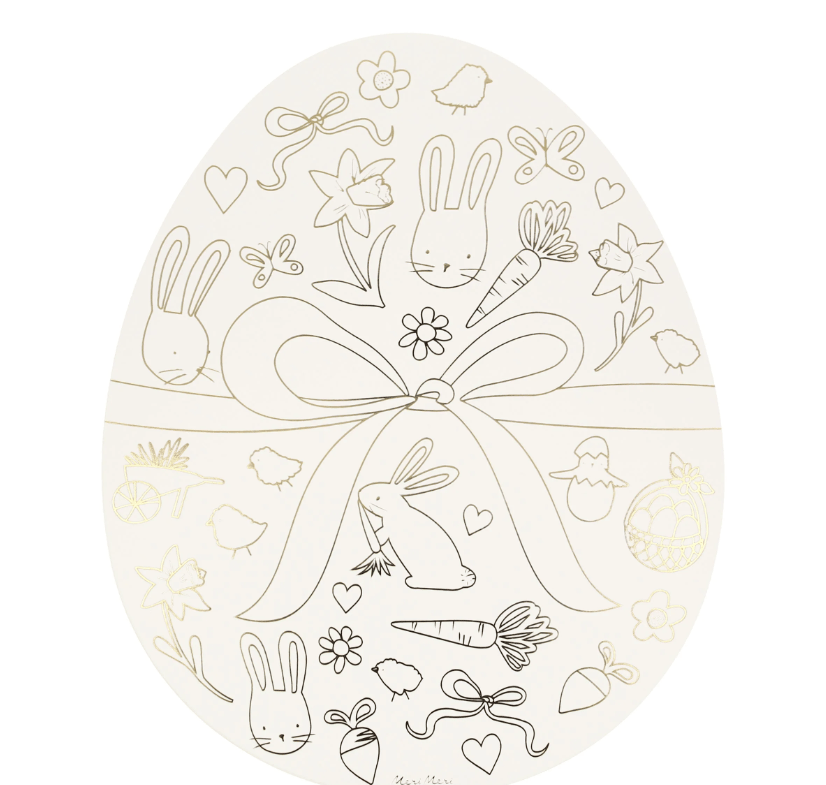 Meri Meri - Easter Boyanabilir Servis Matı