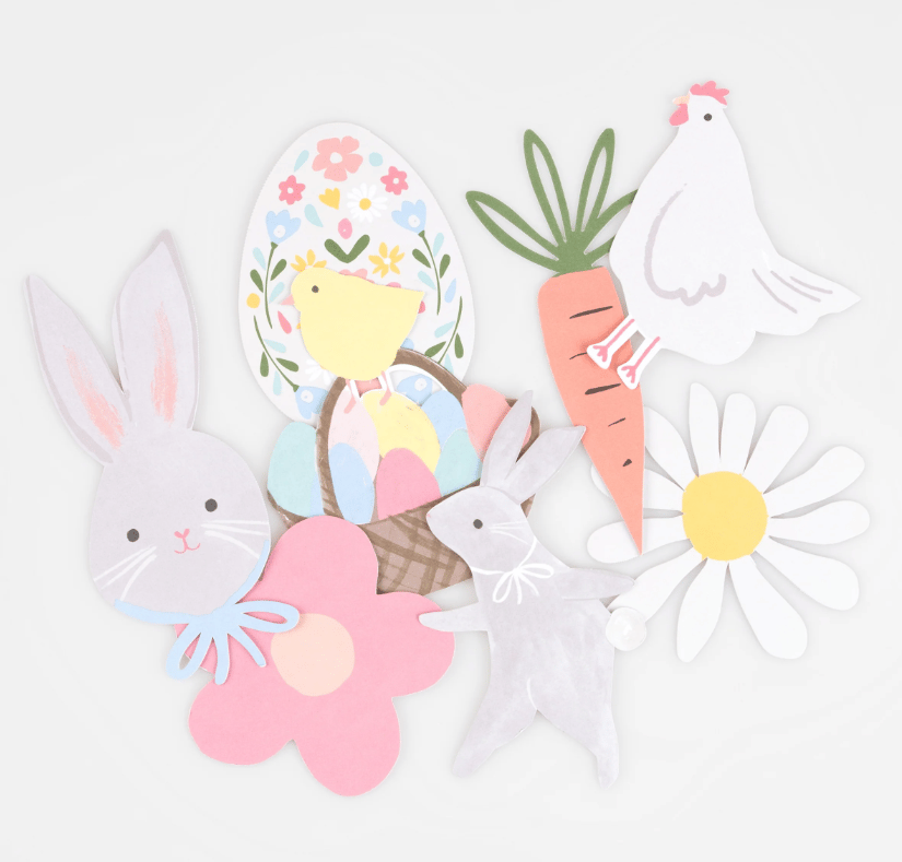 Meri Meri - Easter Şekilli Stickerlar