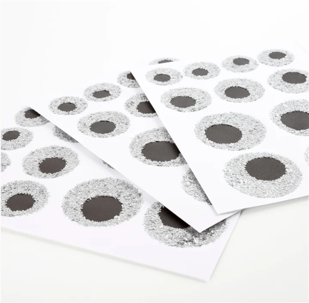 Meri Meri - Eco Glitter Eyeball Stickers - Parıltılı Göz Çıkartmalar (8Li)
