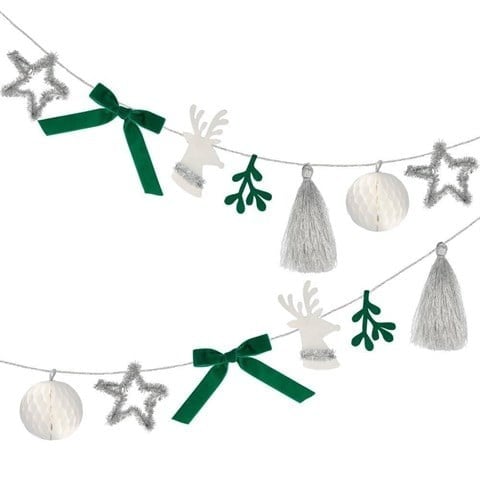 Meri Meri - Elegant Christmas Garland - Yeni Yıl Asılan Süs
