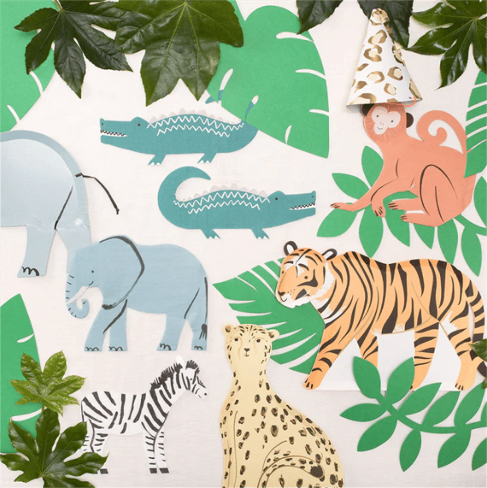 Meri Meri - Elephant Napkin - Fil Peçeteler - 16Lı