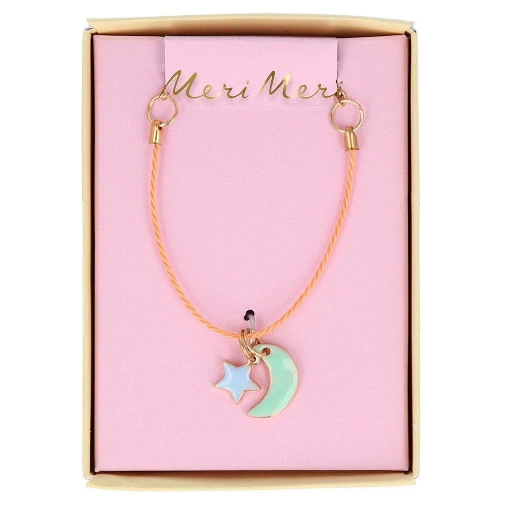 Meri Meri - Enamel Moon & Sun Necklace - Ay & Güneş Kolye