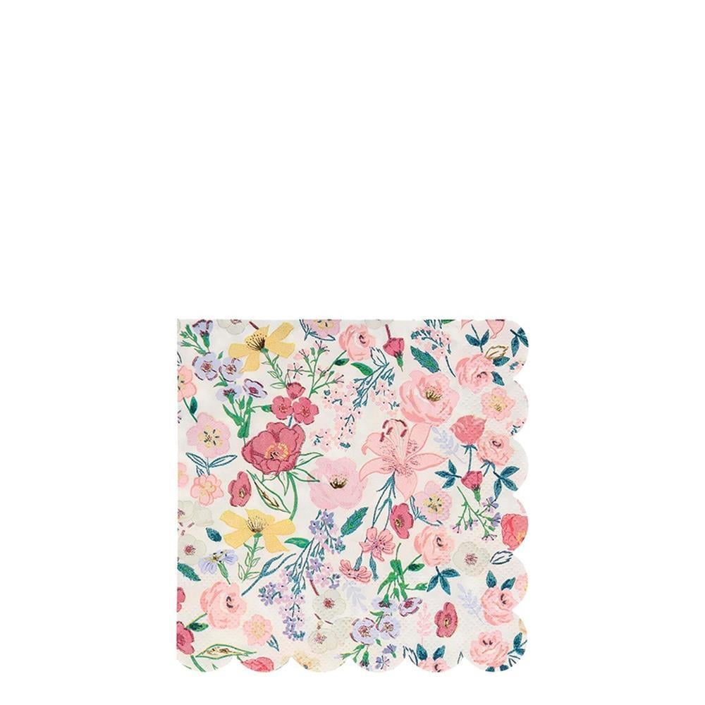 Meri Meri - English Garden Napkins - English Garden Peçete - S - 16Lı