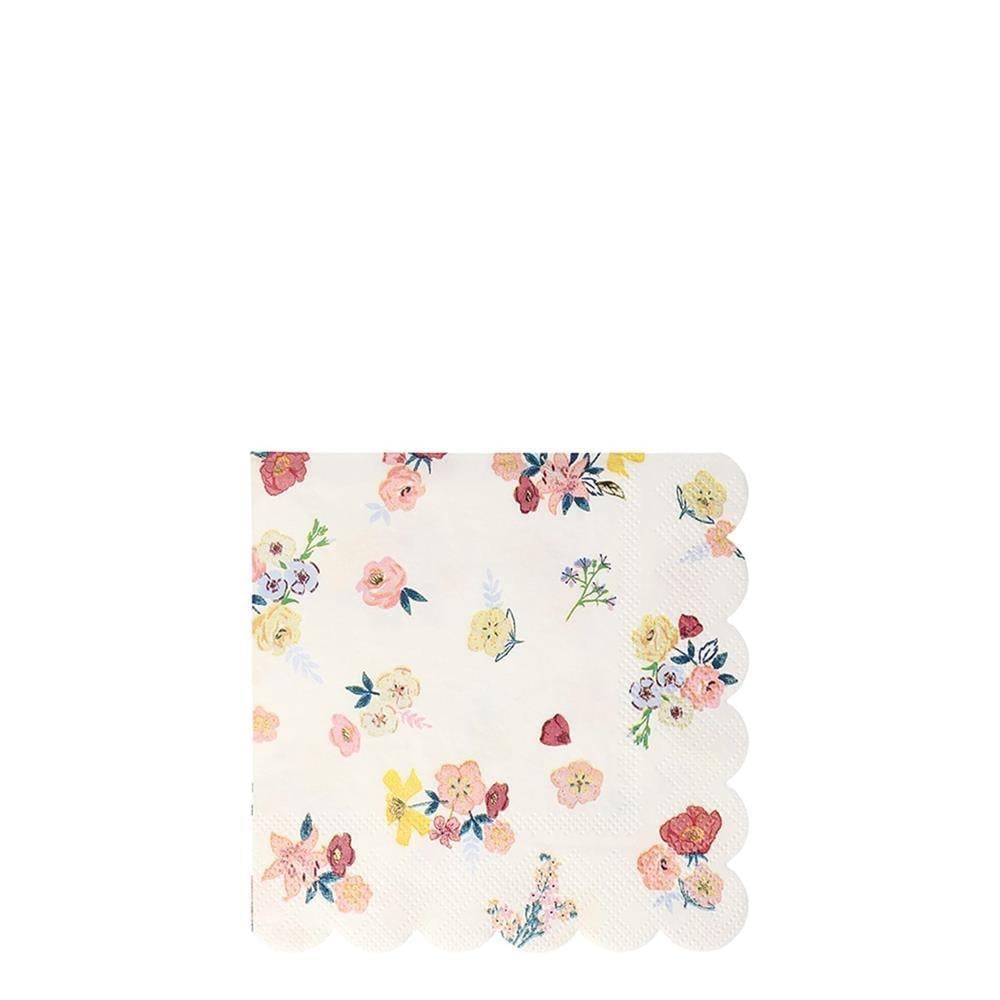 Meri Meri - English Garden Napkins - English Garden Peçete - S - 16Lı