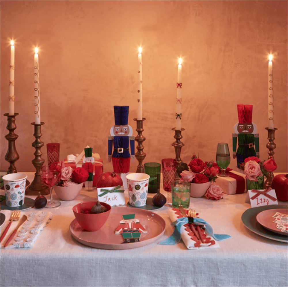 Meri Meri - Festive Pattern Cups - Yeni Yıl Bardaklar (8Li)