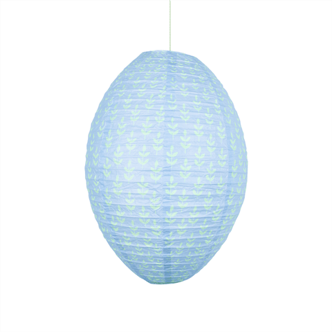 Meri Meri - Flora Orange & Blue Lanterns - Flora Turuncu & Mavi Fenerler - 3 Adet