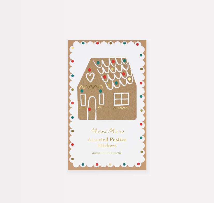 Meri Meri - Gingerbread Sticker Seti - 50 Yaprak