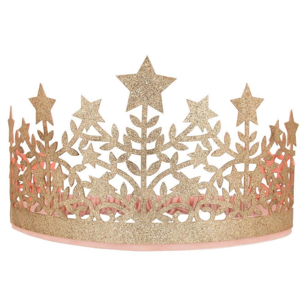 Meri Meri - Glitter Fabric Star Crown - Simli Yıldız Taç