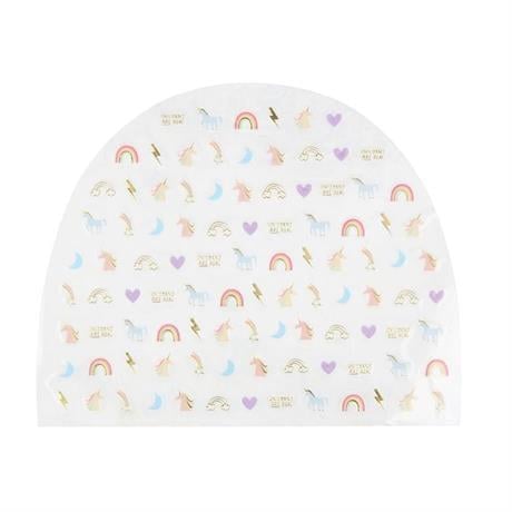 Meri Meri - Gökkuşağı Unicorn Sticker - 200 Adet