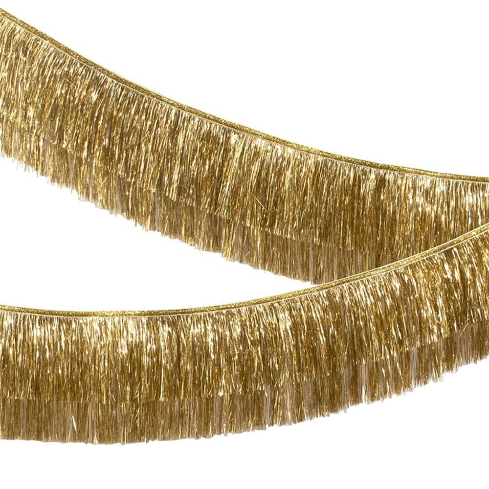 Meri Meri - Gold Tinsel Fringe Garland - Altın Püsküllü Asılan Süs