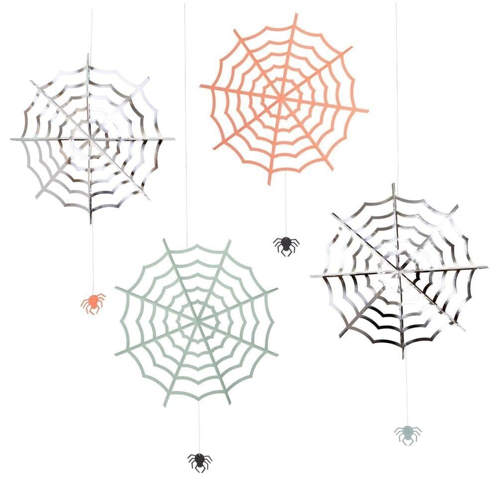 Meri Meri - Halloween Hanging Cobwebs - Halloween Örümcek Ağları