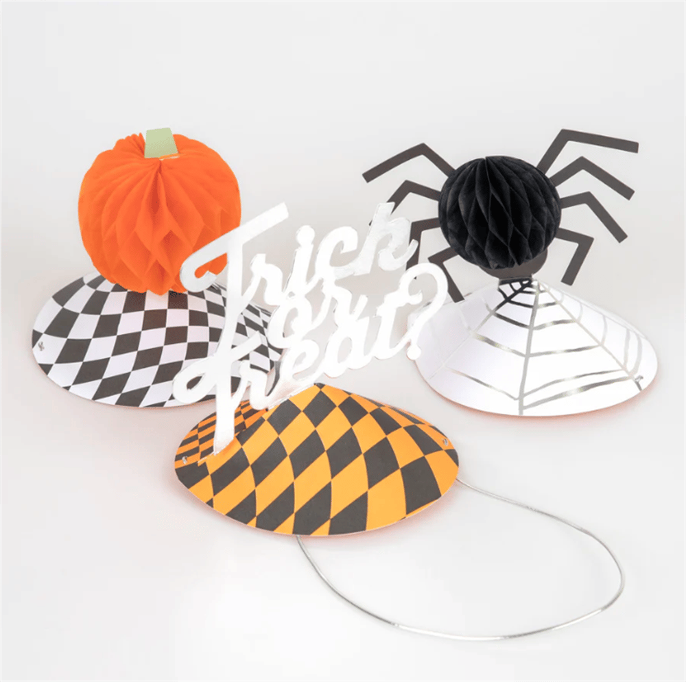 Meri Meri - Halloween Party Hats - Cadılar Bayramı Parti Şapkaları (6Lı)