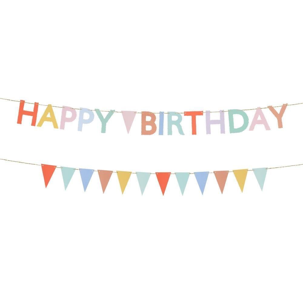 Meri Meri - Happy Birthday Mini Asılan Süs