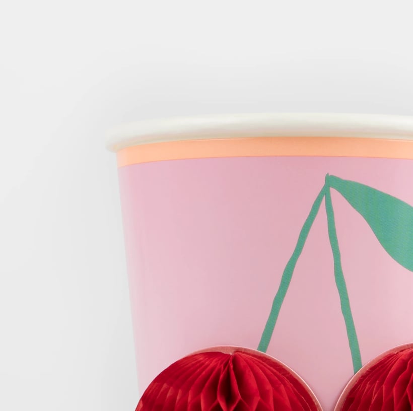 Meri Meri - Happy Icons Cups - Mutlu Yüzler Bardaklar (x8)