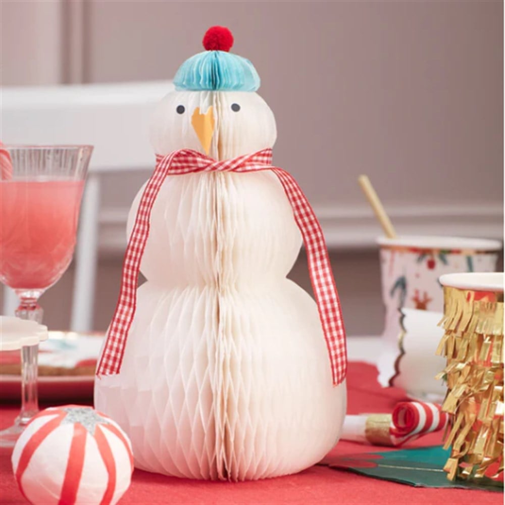 Meri Meri - Honeycomb Christmas Characters - Petekli Yeni Yıl Karakterleri - 10Lu