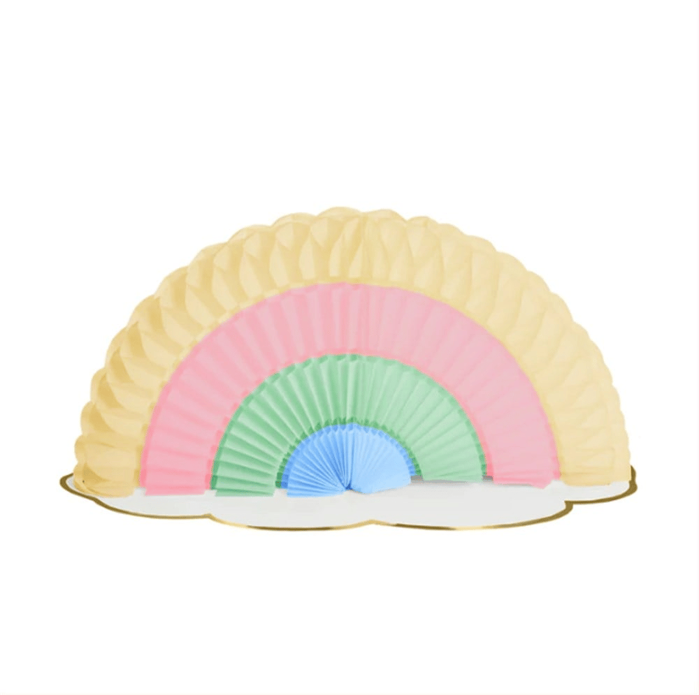 Meri Meri - Honeycomb Rainbow Decorations - Petek Gökkuşağı Dekorlar - 3Lü
