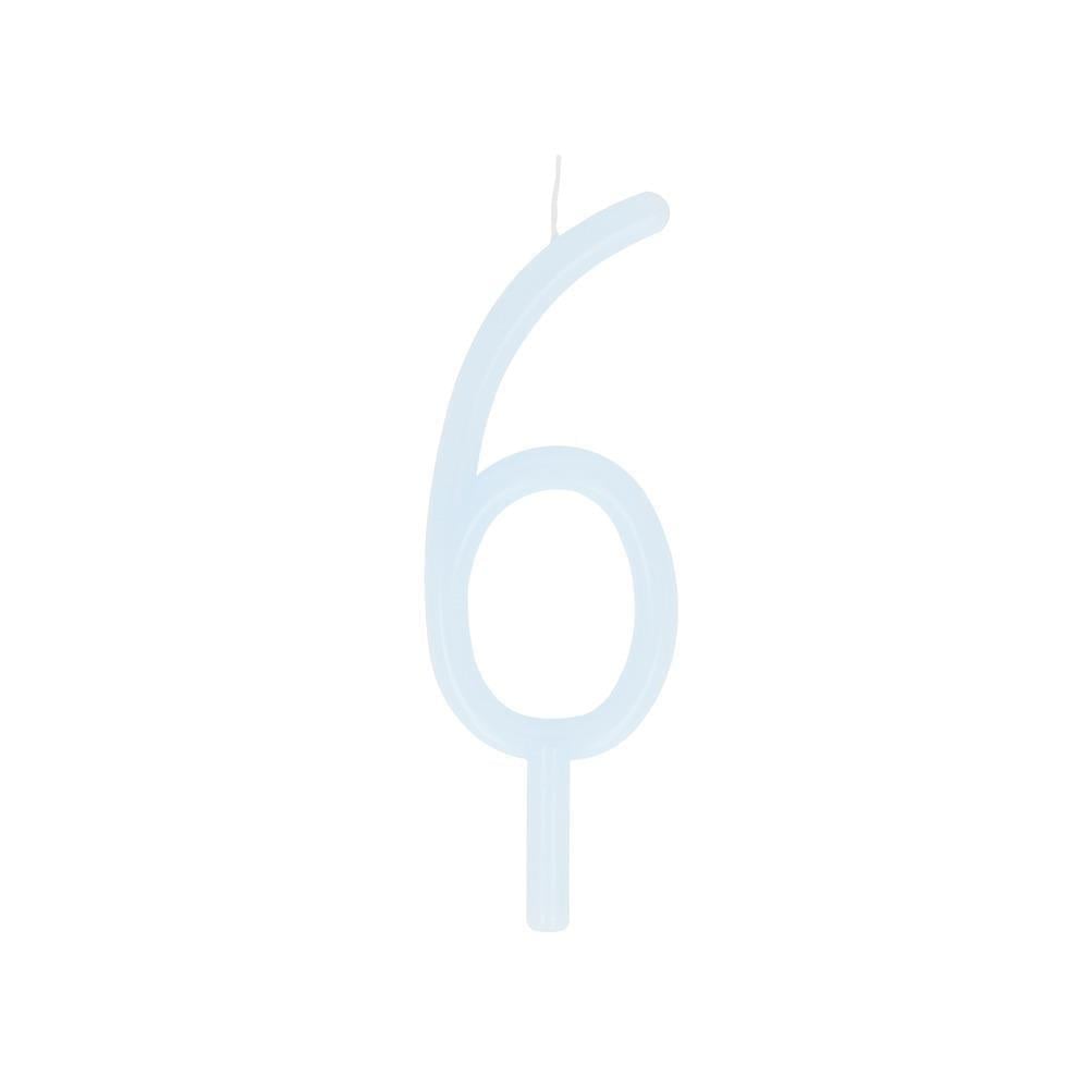 Meri Meri - İnce Rakam Mum - 6
