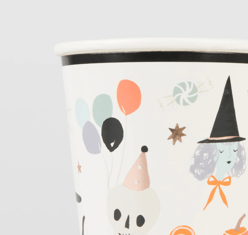 Meri Meri - Its Halloween! Cups - Cadılar Bayramı Bardak (8li)