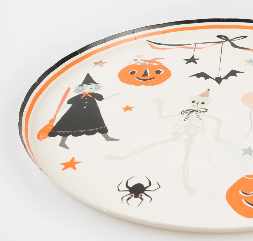 Meri Meri - Its Halloween! Dinner Plates - Cadılar Bayramı Tabak (L) (8li)