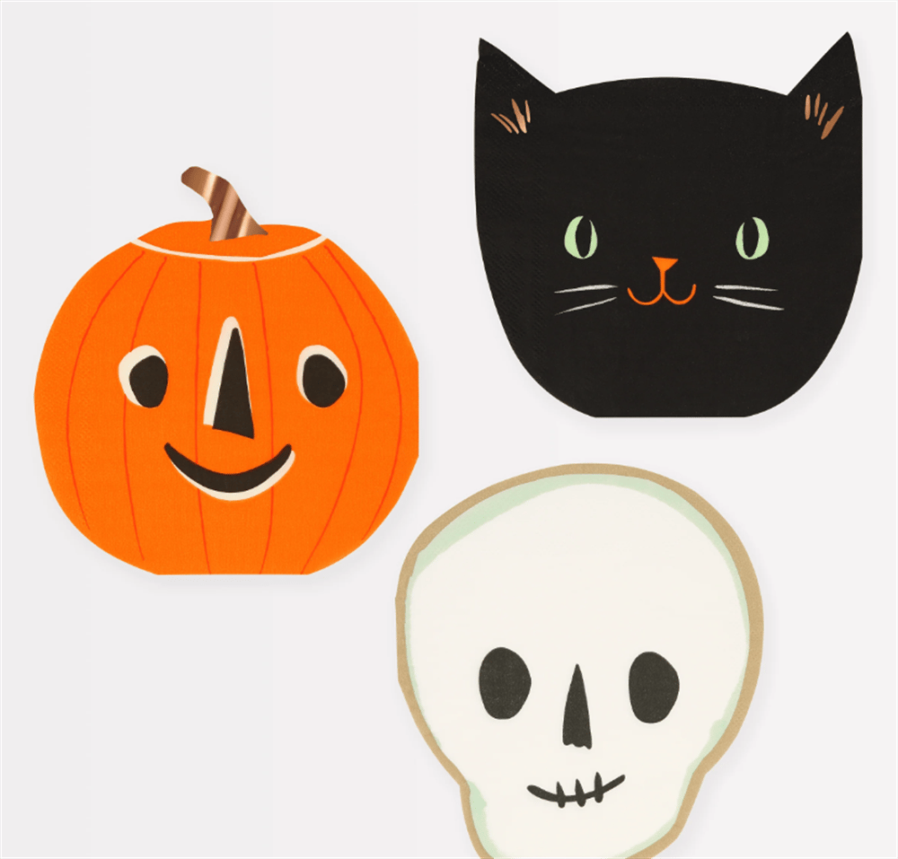 Meri Meri - Its Halloween! Napkins - Cadılar Bayramı Peçete (16Lı)