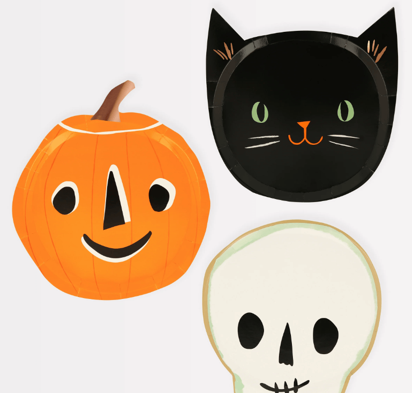 Meri Meri - Its Halloween! Plates - Cadılar Bayramı Tabak (8li)