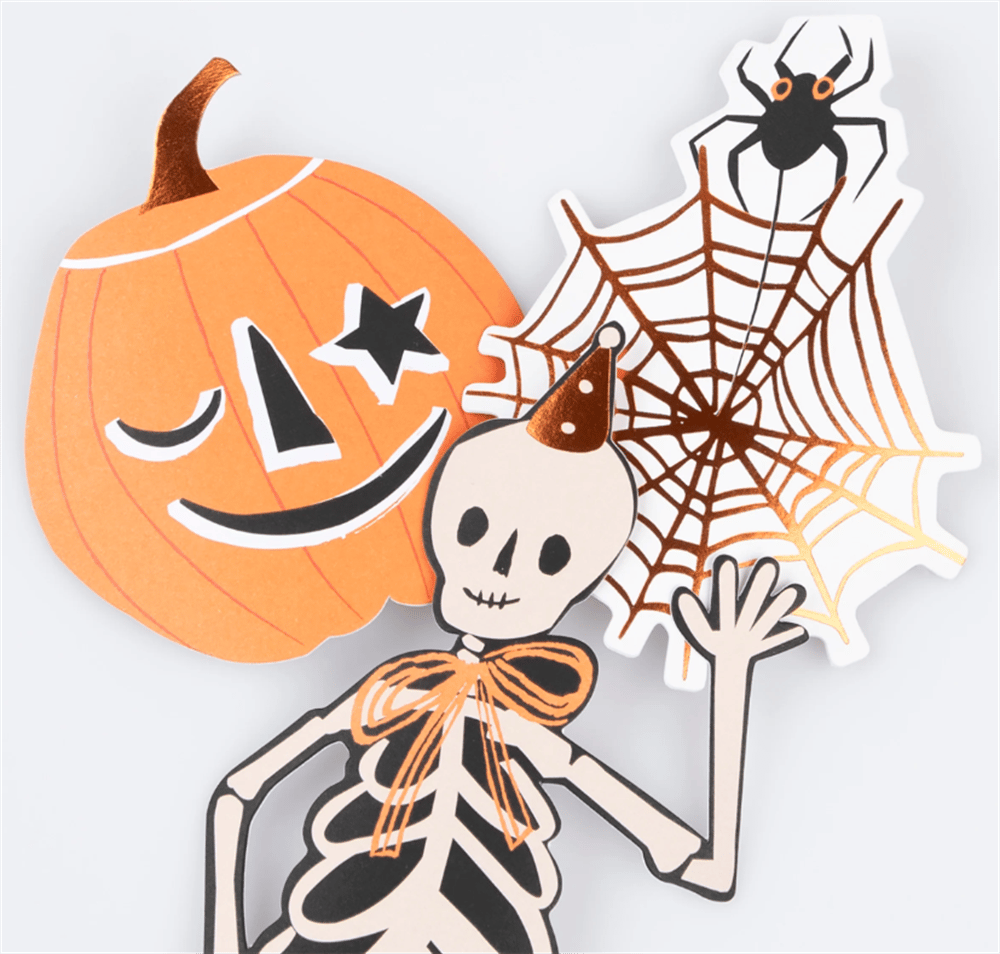 Meri Meri - Its Halloween! Shaped Stickers - Cadılar Bayramı Çıkartmaları