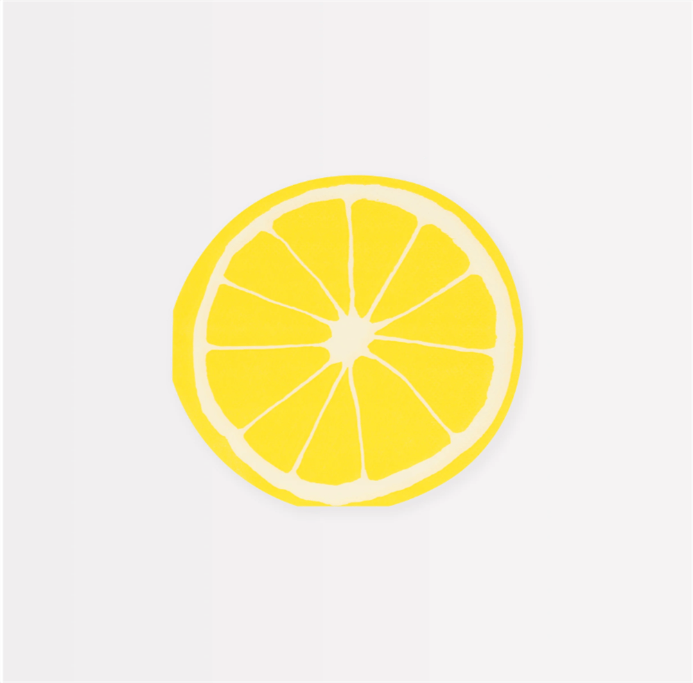 Meri Meri - Lemon Napkins - Limon Peçeteler (X16)