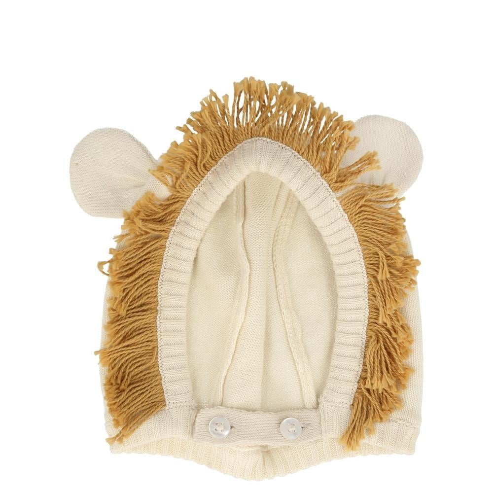 Meri Meri - Lion Baby Bonnet - Aslanlı Bebek Başlığı