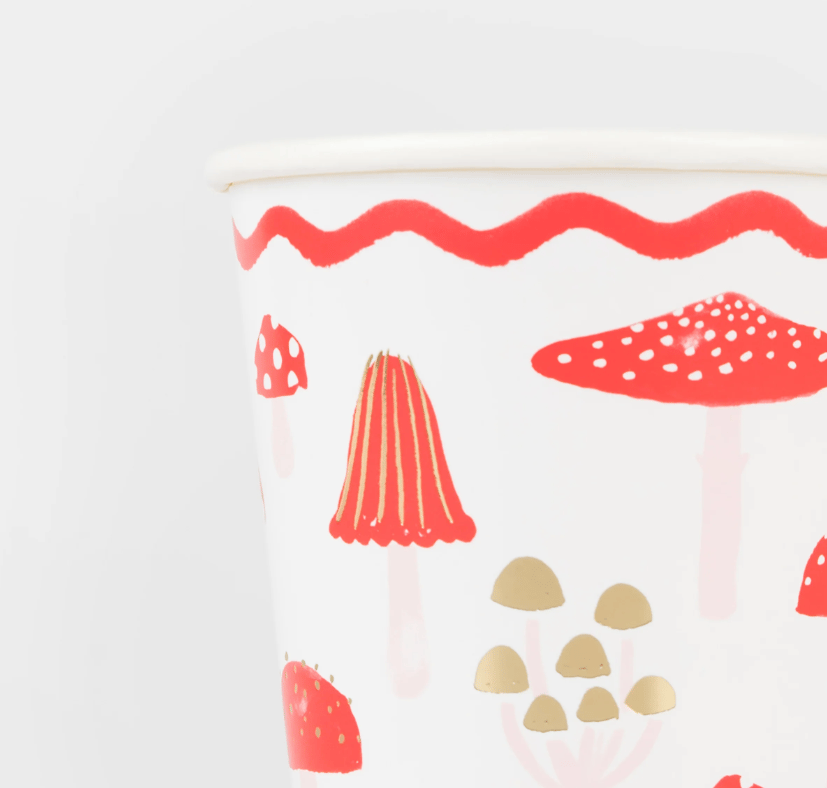 Meri Meri - Mantar Bardak - 8 Adet