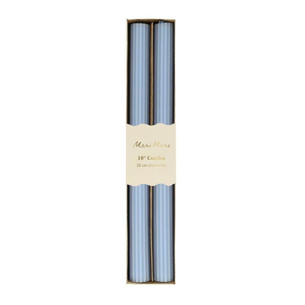 Meri Meri - Mat Mavi Masa Mumları (2li)