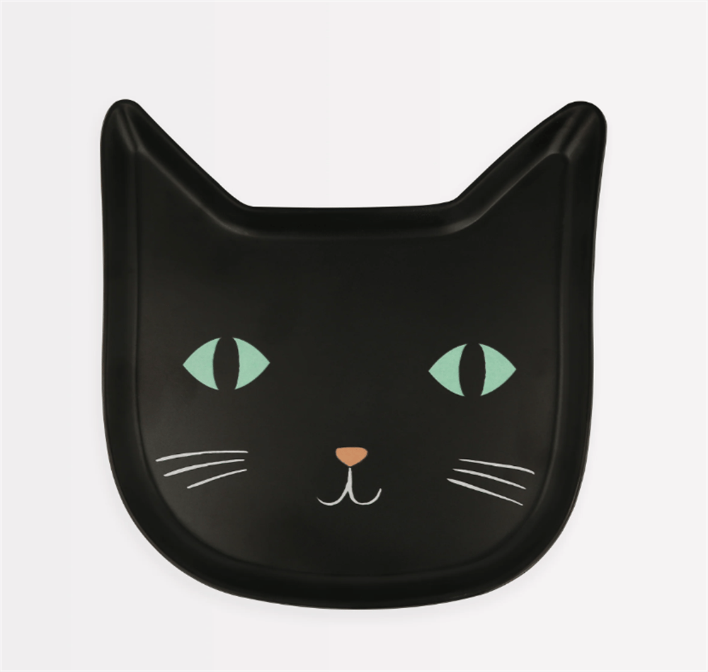 Meri Meri - Melamine Cat Plate - Kedi Melamin Tabak