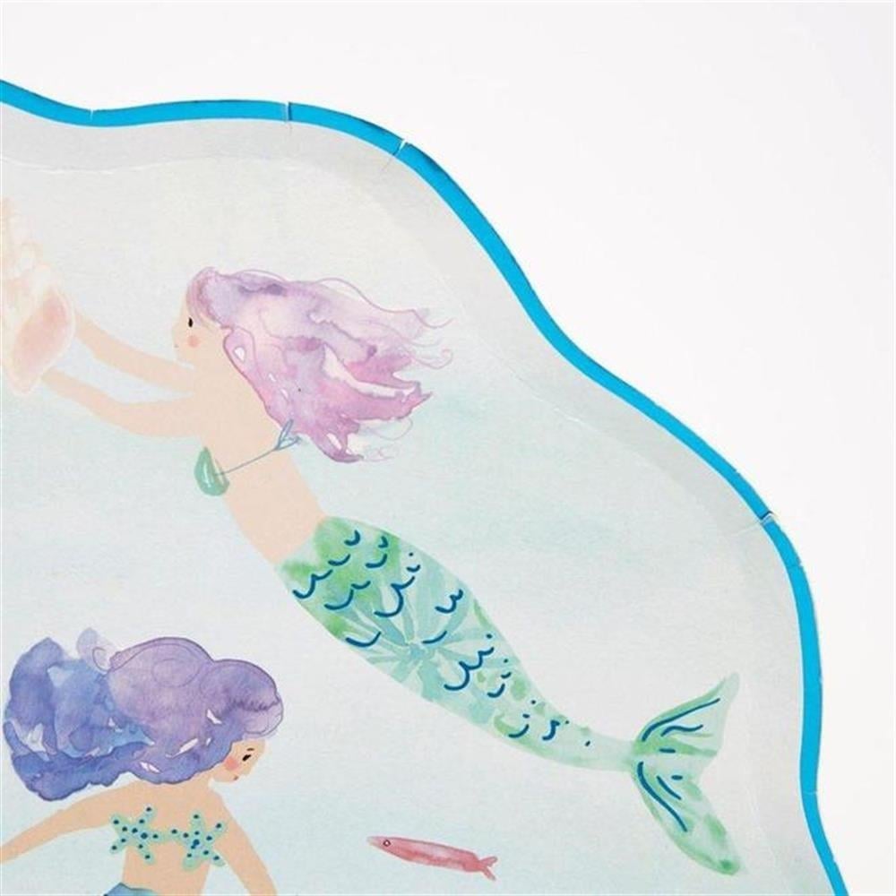 Meri Meri - Mermaids Plates - Deniz Kızı Tabak