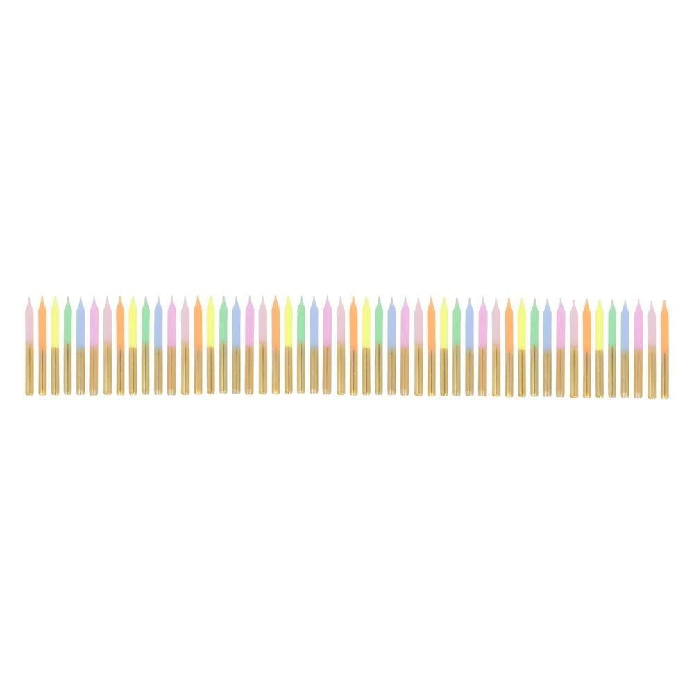 Meri Meri - Mini Pastel Mumlar - 50 Adet