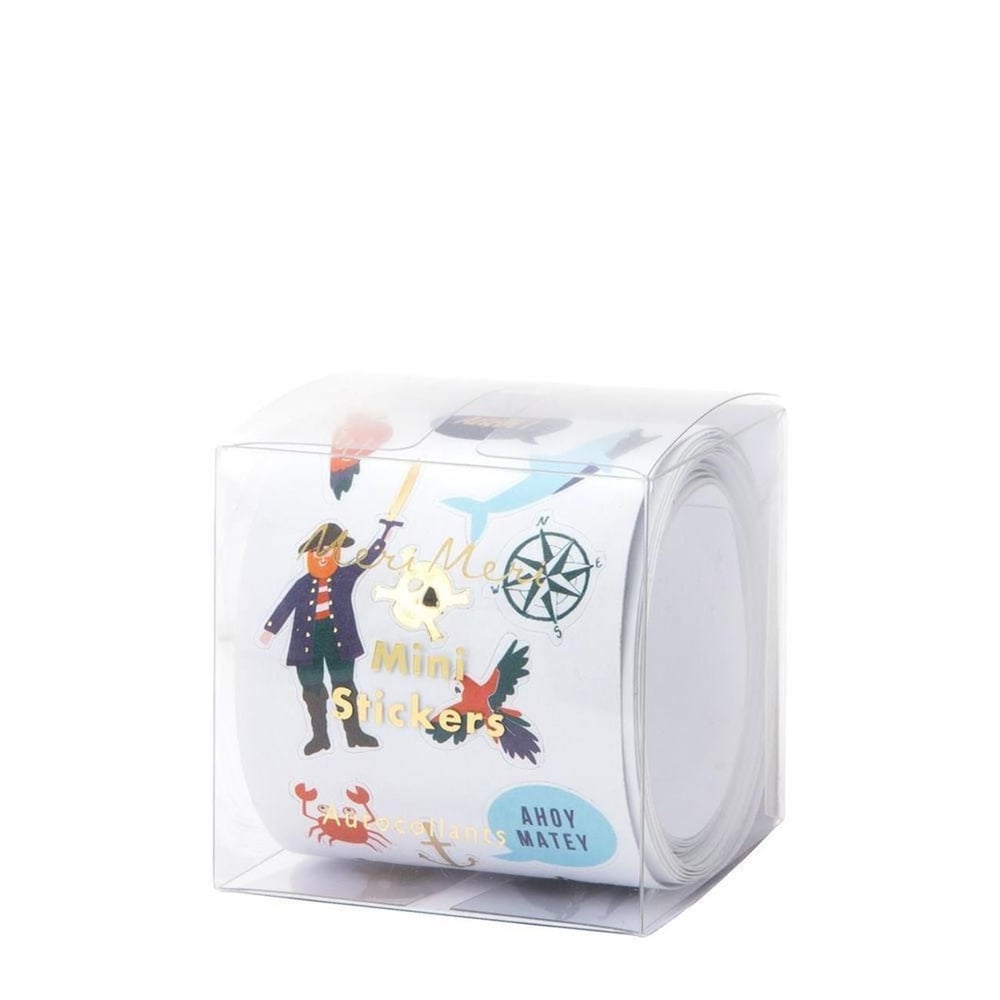 Meri Meri - Mini Pirates Stickers - Mini Korsan Rulo Çıkartma