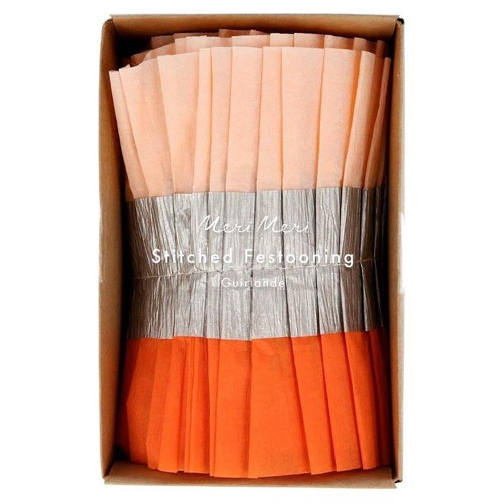 Meri Meri - Pastel Halloween Stitched Streamer - Pastel Halloween Süsleri