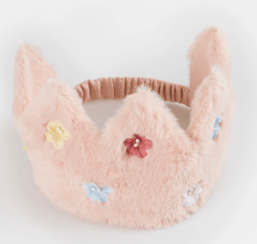 Meri Meri - Peluş Pembe Taç