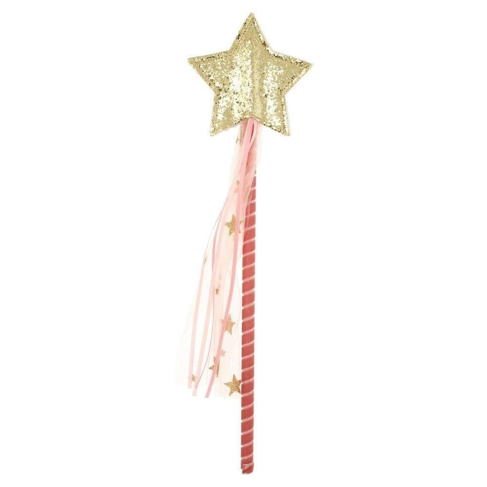 Meri Meri - Pink Tulle Wand - Pembe Tüllü Sihirli Değnek