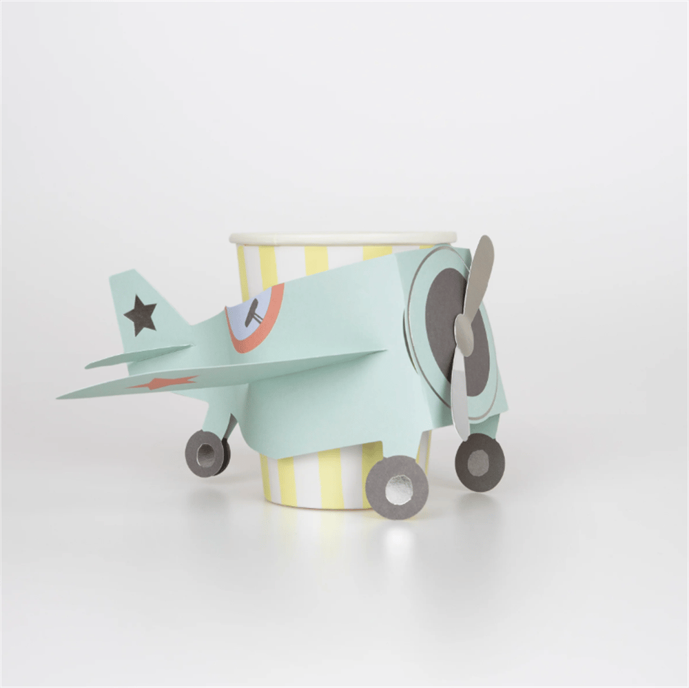 Meri Meri - Plane Cups - Uçak Bardaklar (X8)