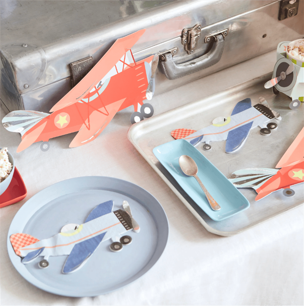 Meri Meri - Plane Napkins - Uçak Peçeteler (X16)