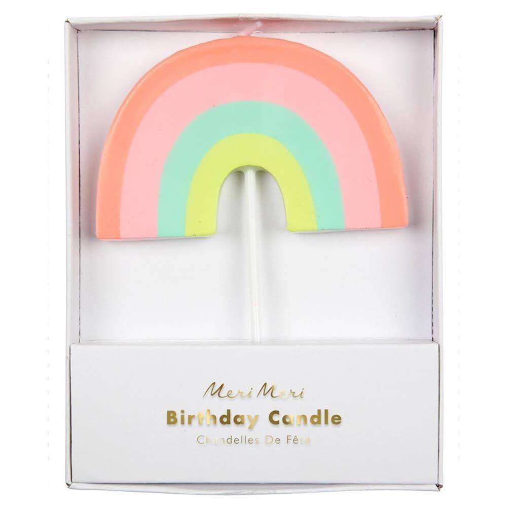 Meri Meri - Rainbow Candle - Gökkuşağı Mum
