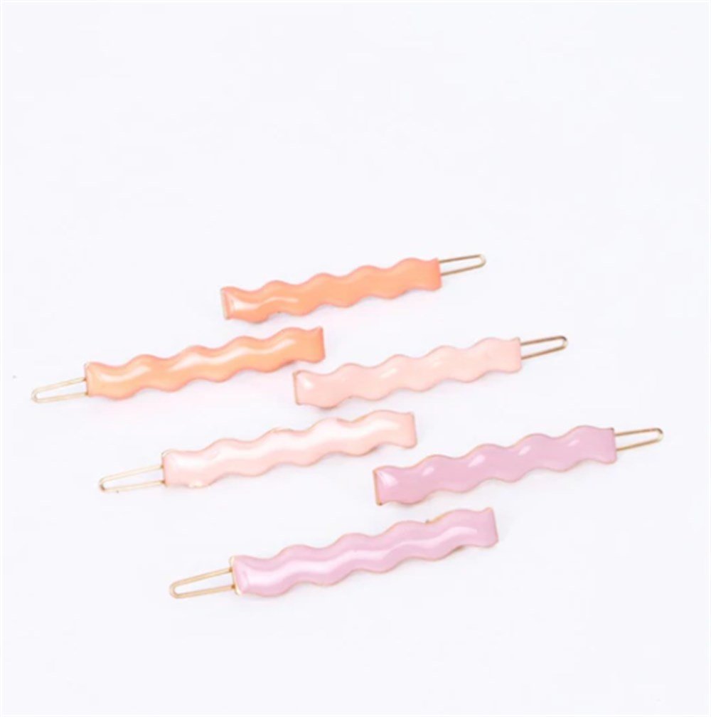 Meri Meri - Rainbow Enamel Hair Clips - Renkli Tokalar - 12Li