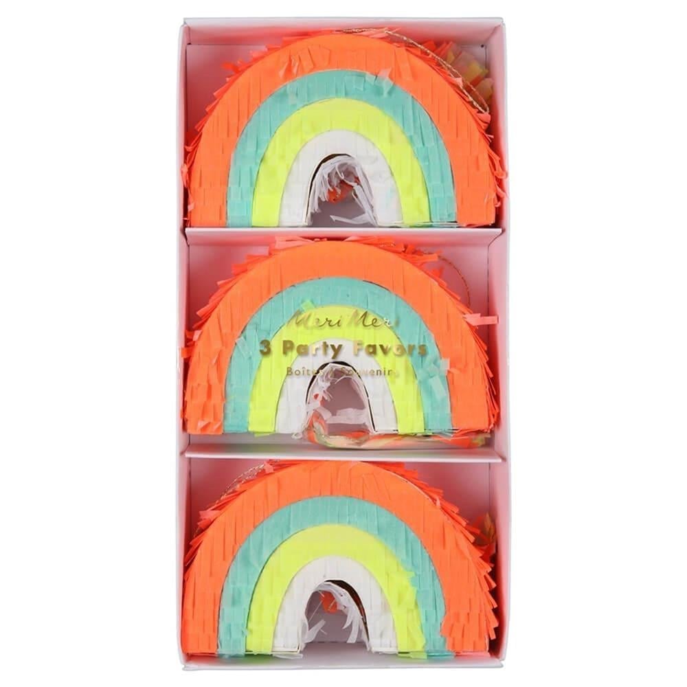 Meri Meri - Rainbow Pinata Favors - Gökkuşağı Sürpriz Pinyata
