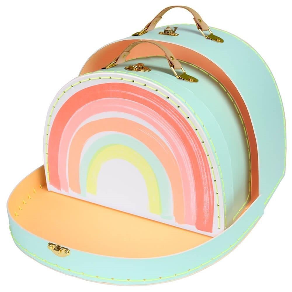 Meri Meri - Rainbow Suitcases - Gökkuşağı Çanta Seti
