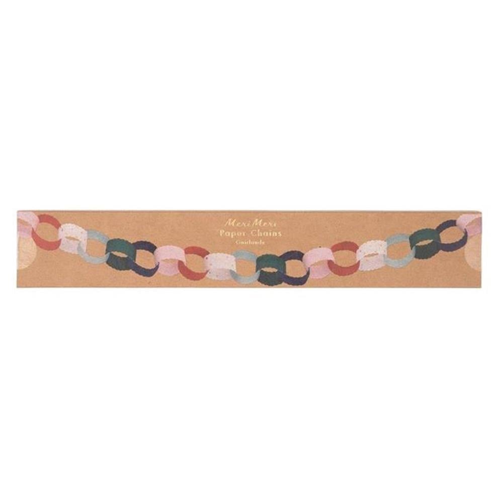Meri Meri - Scalloped Christmas Paper Chains - Yeni Yıl Zincirli Asılan Süs