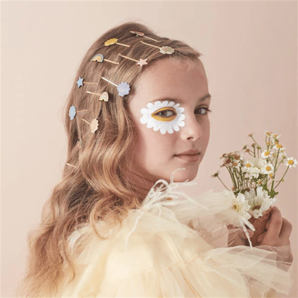 Meri Meri - Shell Hair Slides - Deniz Kabuğu Tokalar - 6Lı