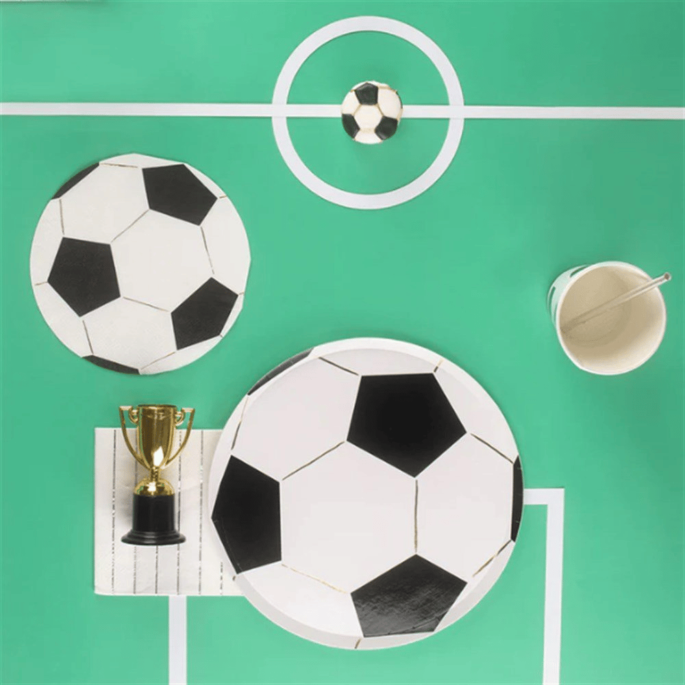Meri Meri - Soccer Plates - Futbol Tabaklar - 8Li