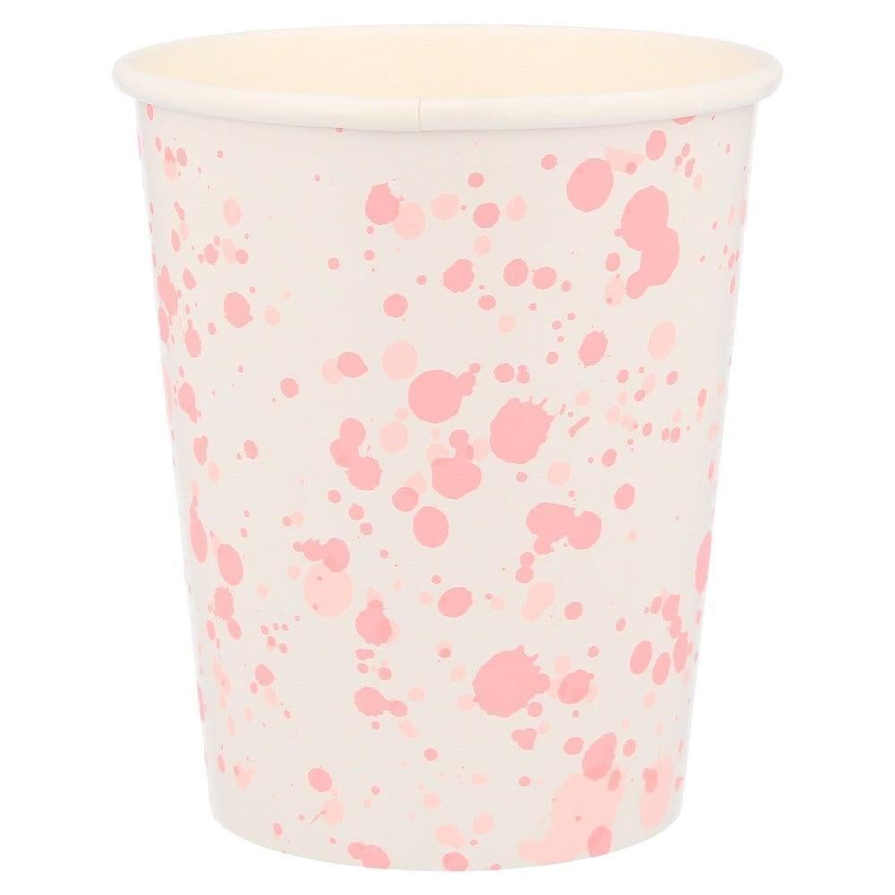 Meri Meri - Speckled Cups - Noktalı Bardaklar - 8Li